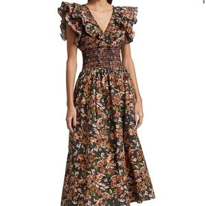 Something Navy Natalie Smocked Dress